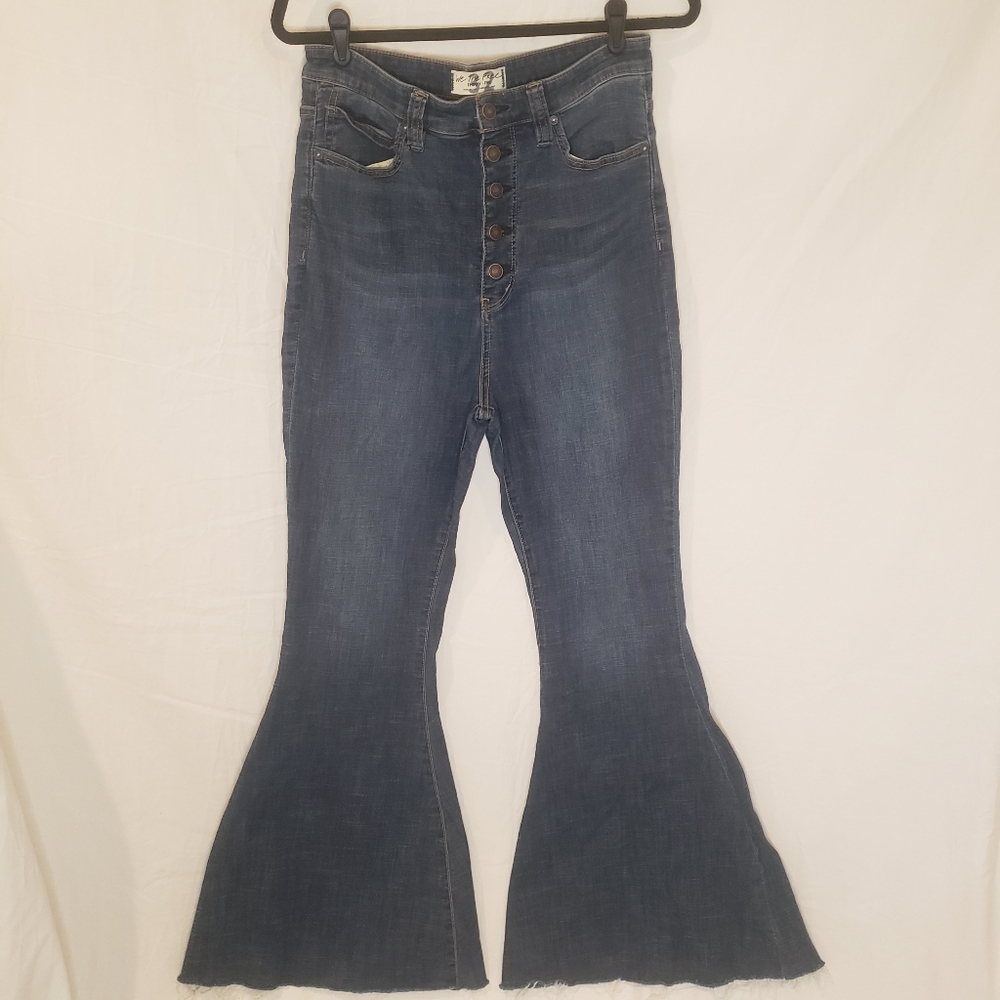 Free People Irreplaceable Flare Jeans Size 32